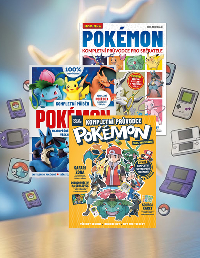 Pokémon - balíček 3 sprievodcov